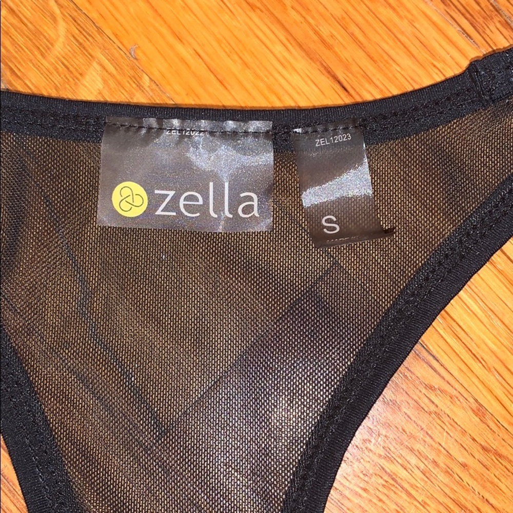Zella Mesh Cutout Racerback Tank - Picture 6 of 7
